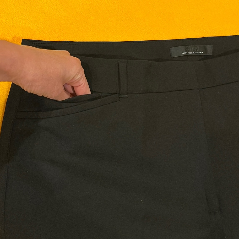 White House Black Market Ines Professional Bootcut Pants/ Trousers. Black 18 NWT - Picture 11 of 16